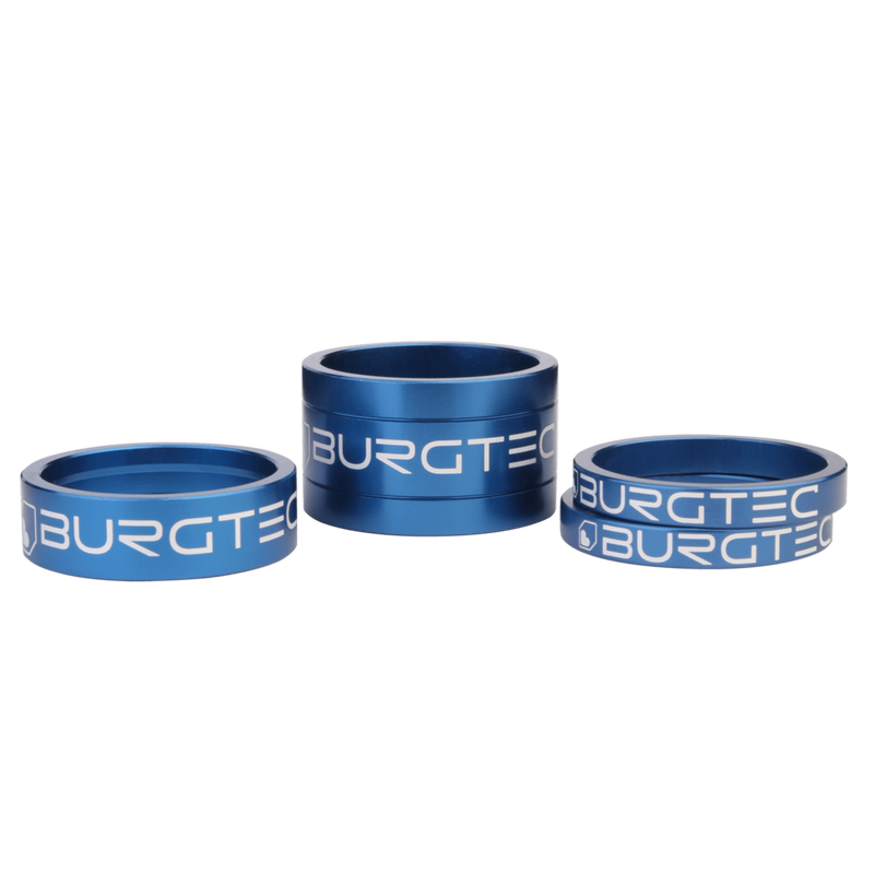 Load image into Gallery viewer, Burgtec Stem Spacer Kit -  (5mm x 2, 10mm, 20mm)
