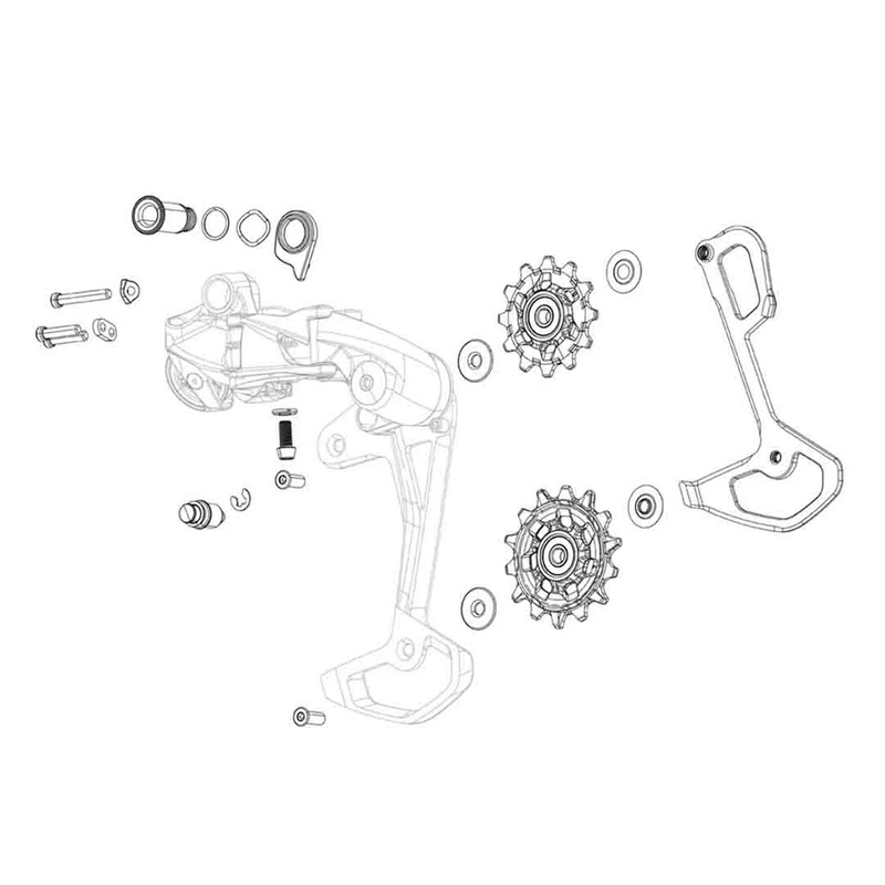 Load image into Gallery viewer, Sram Derailleur Spares - Jockey Wheelset - X-SYNC -  X01 / X01DH
