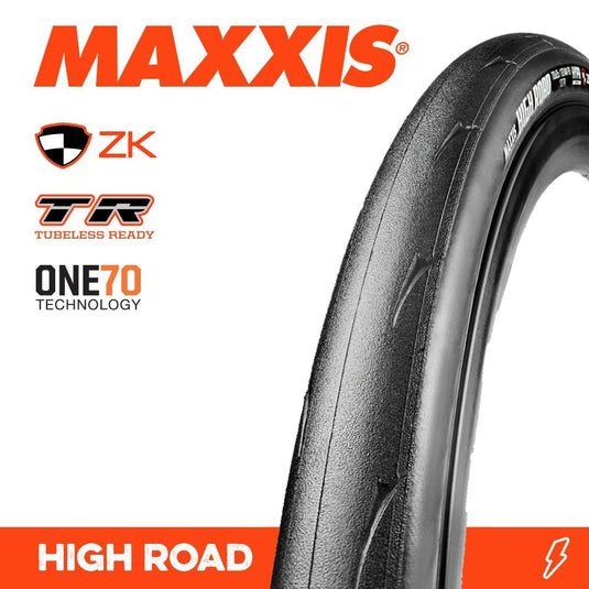 Maxxis Tyre - High Road - 700 x 25C - HYPR ZK One70 - Tubeless