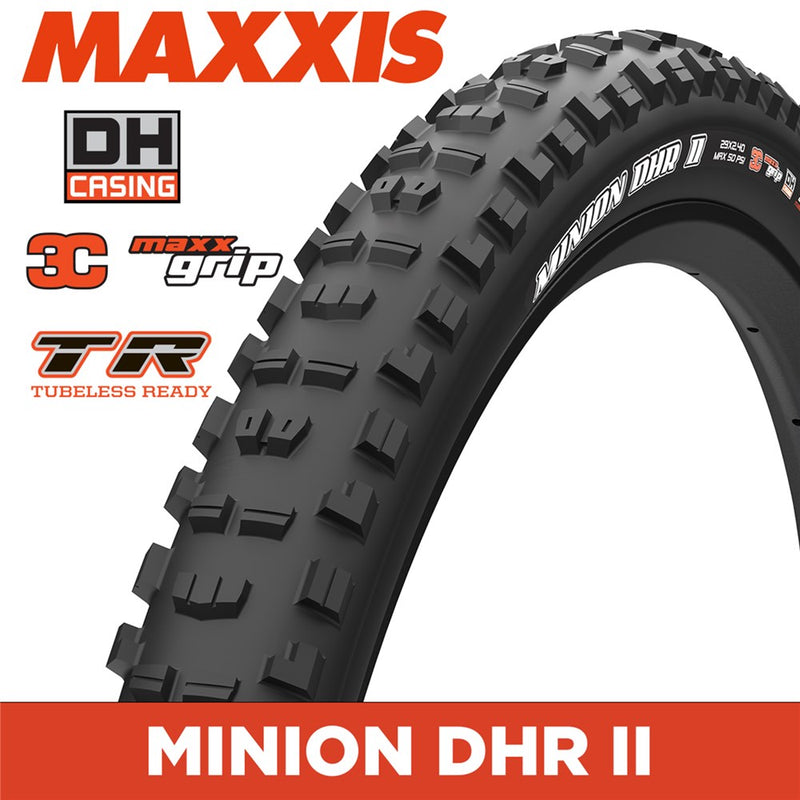 Load image into Gallery viewer, Maxxis Tyre - Minion DHR2 - 27.5 x 2.50" - NEW DH Casing - 3CG - TR
