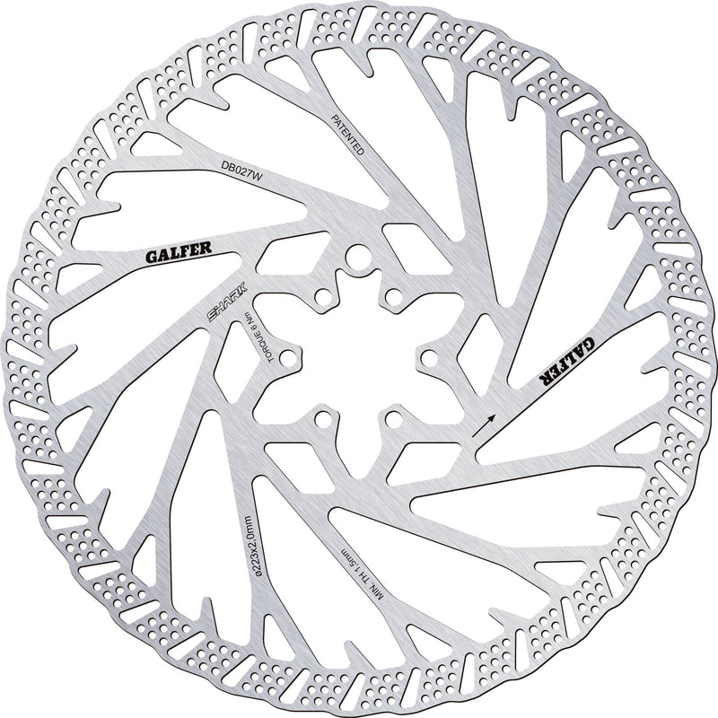 Load image into Gallery viewer, Galfer disc rotor- Shark - 6bolt 2.0mm
