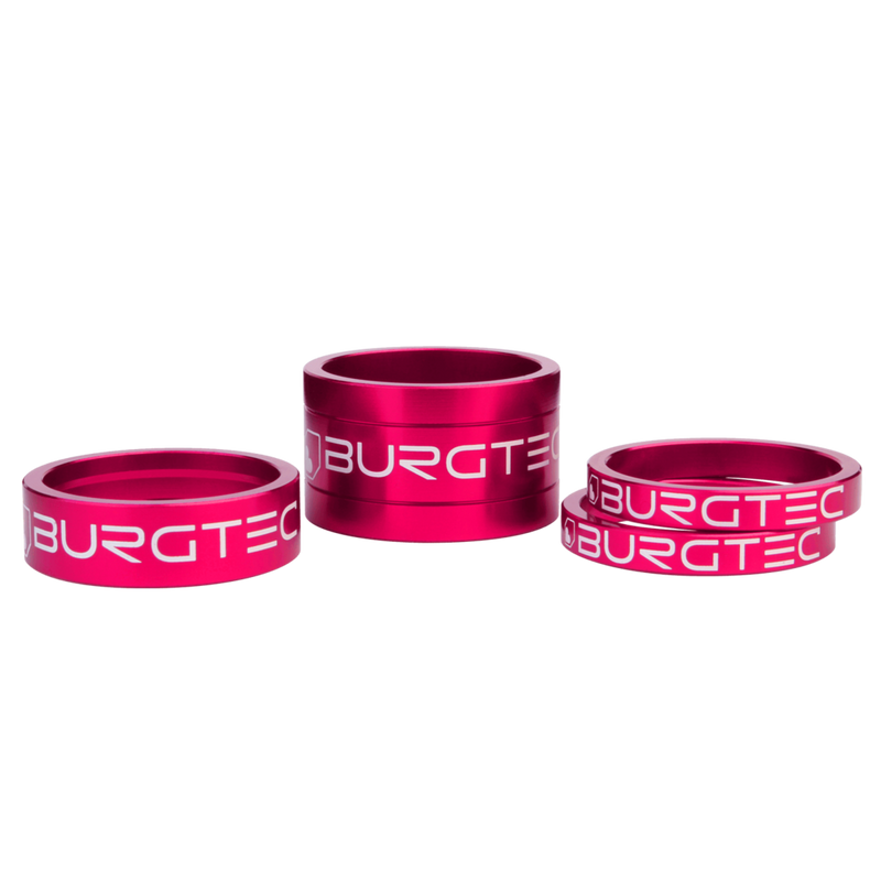 Load image into Gallery viewer, Burgtec Stem Spacer Kit -  (5mm x 2, 10mm, 20mm)

