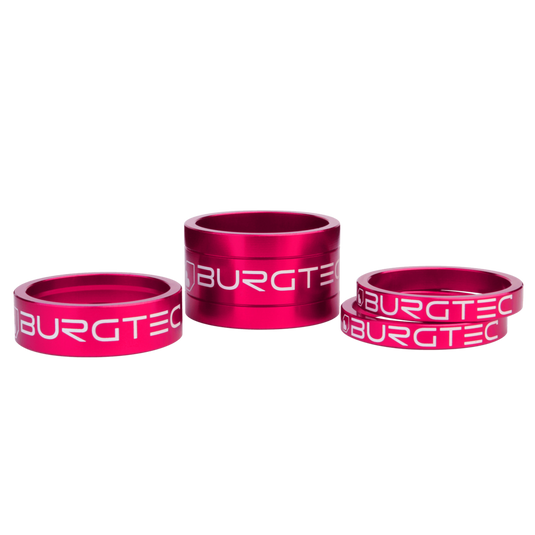 Burgtec Stem Spacer Kit -  (5mm x 2, 10mm, 20mm)