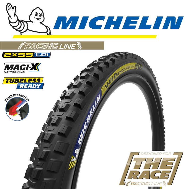 Load image into Gallery viewer, Michelin Tyre - Wild Enduro MH - 27.5" x 2.50" - Racing line
