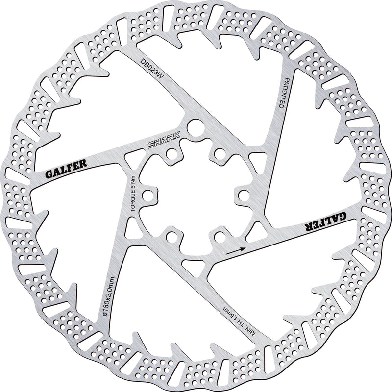 Load image into Gallery viewer, Galfer disc rotor- Shark - 6bolt 2.0mm
