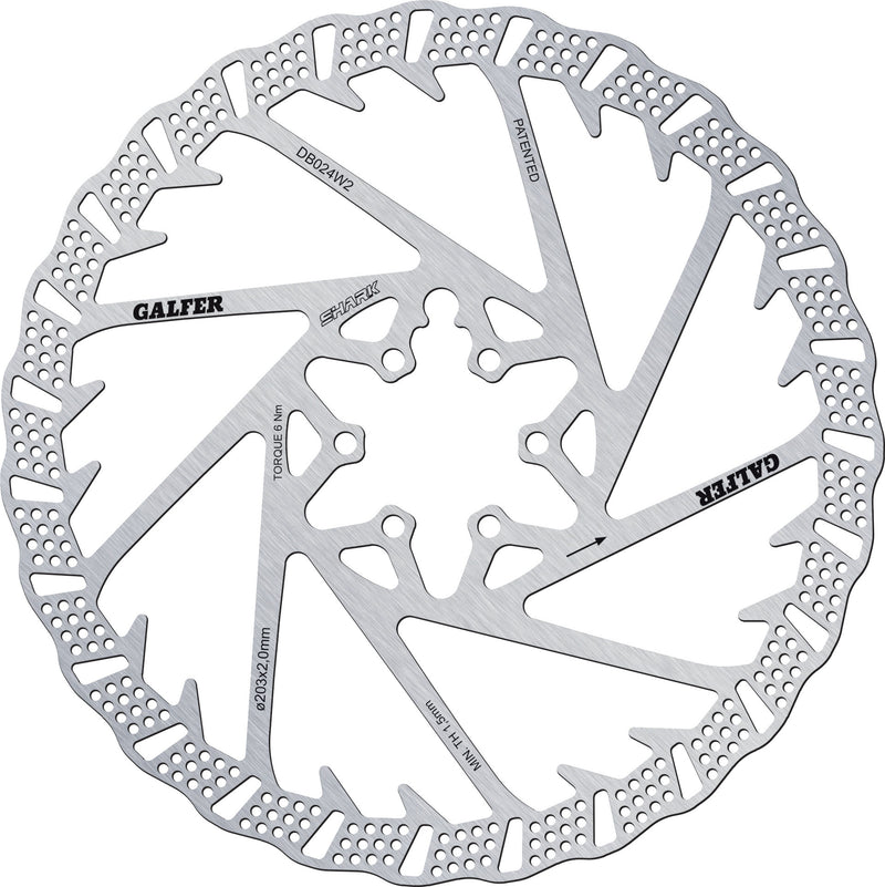Load image into Gallery viewer, Galfer disc rotor- Shark - 6bolt 2.0mm
