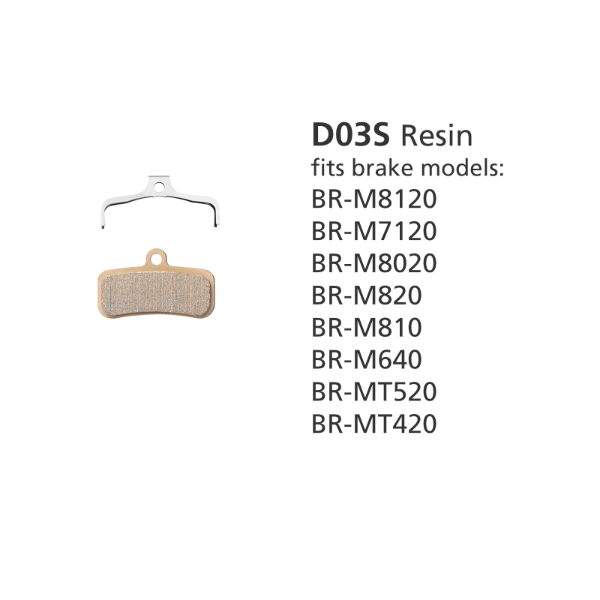 Shimano Brake Pads - D03S - Resin