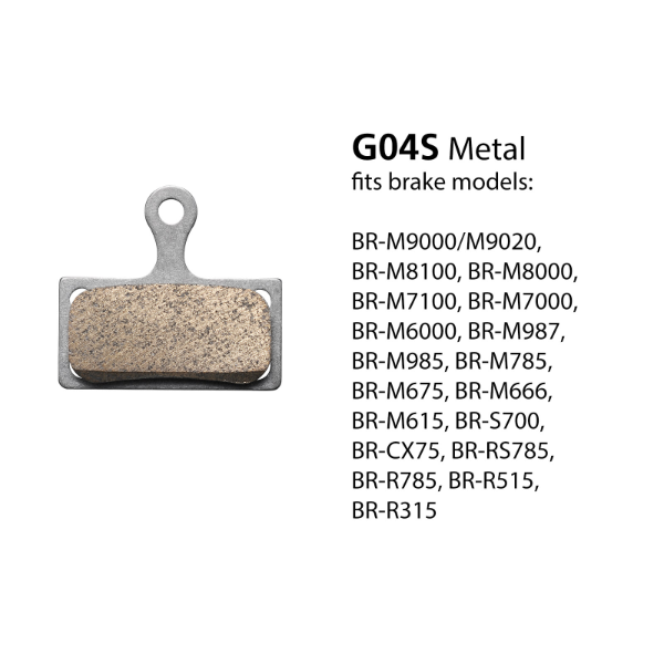 Shimano Brake Pads  - G04S - Metal