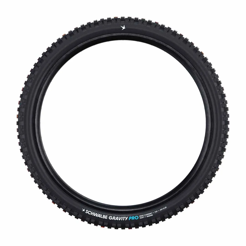 Load image into Gallery viewer, Schwalbe Tyre - Eddy Current Radial 27.5x2.50 TLR Black GRAVITY PRO SOFT
