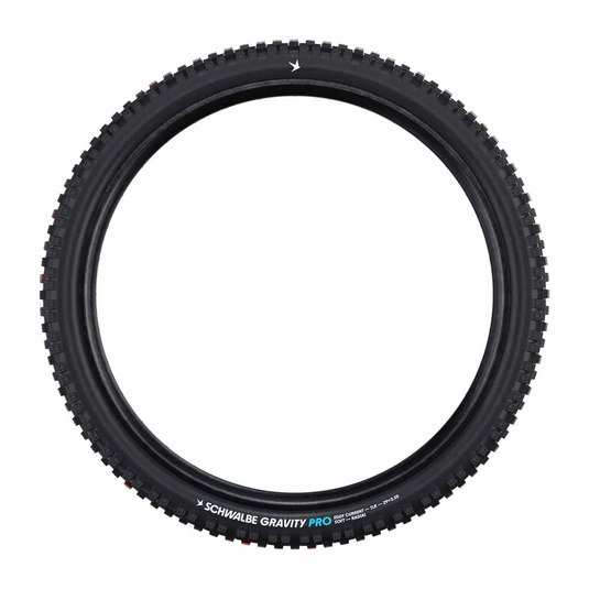 Schwalbe Tyre - Eddy Current Radial 27.5x2.50 TLR Black GRAVITY PRO SOFT