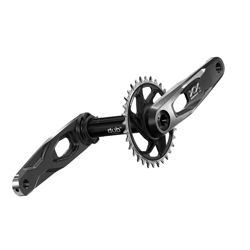Load image into Gallery viewer, SRAM Crankset XX Downhill CL56.5 DUB MTB 155mm Black 34t T-Type (BB and BB DUB spacers are not included)
