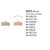 Shimano Brake Pads - D02S - Metal