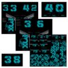 Fox Decal - Custom Kit - Turquoise
