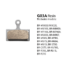Shimano Brake Pads - G03A - Resin - Image 2