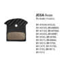 Shimano Brake Pads - J03A - Resin