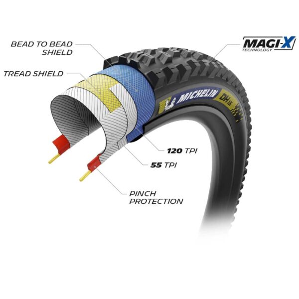 Michelin Tyre - DH16 - 27.5" x 2.40" - Racing Line - Image 3